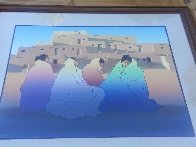 Pueblo 1981 Limited Edition Print by R.C. Gorman - 1 Pueblo 1981 Limited Edition Print by R.C. Gorman - 1