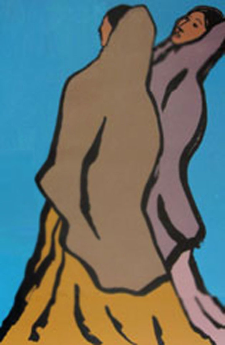 Walking Women 1979 Limited Edition Print by R.C. Gorman Walking Women 1979 Limited Edition Print by R.C. Gorman