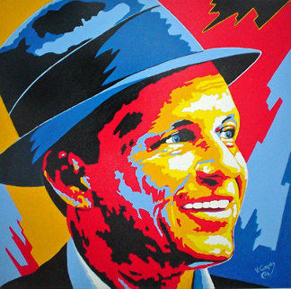 Frank Sinatra 2004 36x36 Original Painting - Vladimir Gorsky Frank Sinatra 2004 36x36 Original Painting - Vladimir Gorsky