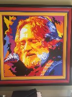 Willie Nelson 2005 52x52 HS by Willie Original Painting by Vladimir Gorsky - 5