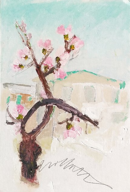 In the Spring 1985 12x8 Original Painting by Tonino Gottarelli