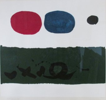 Green Foreground 1972 Limited Edition Print - Adolph Gottlieb Green Foreground 1972 Limited Edition Print - Adolph Gottlieb