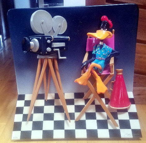 Daffy Duck 3-D, 1993 29x30x3 Sculpture - Roark Gourley