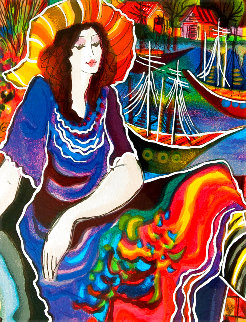 Friends By the Bayside AP 2005 Limited Edition Print - Patricia Govezensky Friends By the Bayside AP 2005 Limited Edition Print - Patricia Govezensky