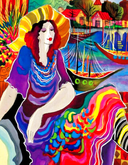絵画/【Lady GG】 Lady By the Bayside 2021 Giclee on Canvas 10x8 by Patricia