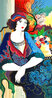 Lady in Blue Dress Limited Edition Print by Patricia Govezensky - 0 Lady in Blue Dress Limited Edition Print by Patricia Govezensky - 0