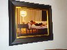 Woman on Couch 23x27 Original Painting by Carrie Graber - 3