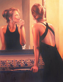 Evening At Los Gatos 44x35 Original Painting - Carrie Graber Evening At Los Gatos 44x35 Original Painting - Carrie Graber