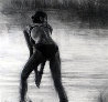 Private Lagoon 28x33 Works on Paper (not prints) by Carrie Graber - 2