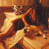 Our Companions 20x17 Original Painting by Carrie Graber - 0