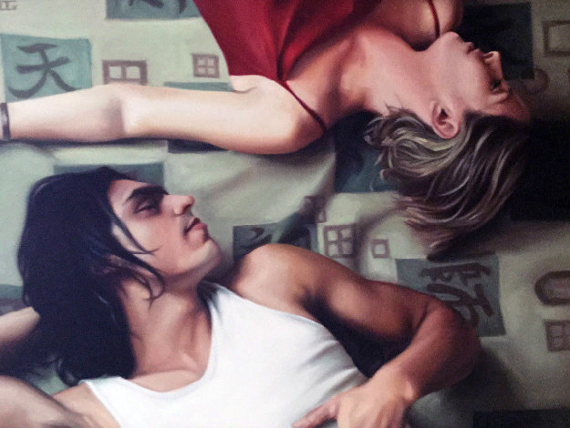 Harmony 1990 31x39 Original Painting by Carrie Graber Harmony 1990 31x39 Original Painting by Carrie Graber