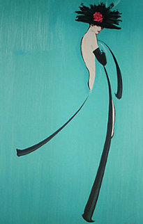 Les Girl - Porquois Pas 1988 Super Huge Limited Edition Print - Rene Gruau Les Girl - Porquois Pas 1988 Super Huge Limited Edition Print - Rene Gruau