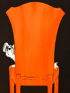 The Red Chair Limited Edition Print - Rene Gruau The Red Chair Limited Edition Print - Rene Gruau