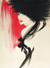 La Belle en Noir - Huge 50x40 Limited Edition Print by Rene Gruau - 0 La Belle en Noir - Huge 50x40 Limited Edition Print by Rene Gruau - 0