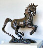 Horse of Leonardo Bronze Sculpture 2009 23 in Sculpture by Igor Grechanyk - 3