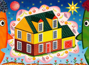 Dream House With Fruit 1994 1994 Limited Edition Print - Rodney Alan Greenblat Dream House With Fruit 1994 1994 Limited Edition Print - Rodney Alan Greenblat