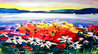 Untitled 3 Floral - 12x22 Original Painting by Maya Green - 0 Untitled 3 Floral - 12x22 Original Painting by Maya Green - 0