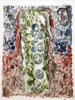 Gun Monoprint 2010 40x30 Works on Paper (not prints) - Gronk Gun Monoprint 2010 40x30 Works on Paper (not prints) - Gronk