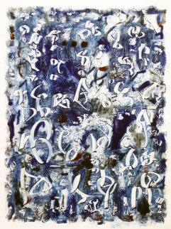 Tale 2010 Monoprint 40x30 Huge Works on Paper (not prints) - Gronk Tale 2010 Monoprint 40x30 Huge Works on Paper (not prints) - Gronk