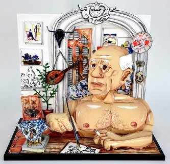 Picasso Lithographic Sculpture 3-d 1997 23 in Sculpture - Red Grooms Picasso Lithographic Sculpture 3-d 1997 23 in Sculpture - Red Grooms