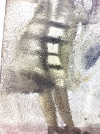 Untitled Watercolor 1960 32x22 Very Early Watercolor by Red Grooms - 3 Untitled Watercolor 1960 32x22 Very Early Watercolor by Red Grooms - 3