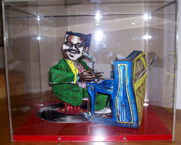 Fats Domino 3-D 1984 Limited Edition Print - Red Grooms Fats Domino 3-D 1984 Limited Edition Print - Red Grooms