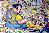 Sunday Funnies, AP 1985 Limited Edition Print by Red Grooms - 0 Sunday Funnies, AP 1985 Limited Edition Print by Red Grooms - 0