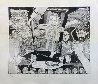 Heads Up D.H. 1980 Limited Edition Print by Red Grooms - 1 Heads Up D.H. 1980 Limited Edition Print by Red Grooms - 1