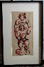 Circus Watercolor 1970 26x17 Watercolor by Chaim Gross - 2 Circus Watercolor 1970 26x17 Watercolor by Chaim Gross - 2