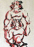 Circus Watercolor 1970 26x17 Watercolor by Chaim Gross - 0 Circus Watercolor 1970 26x17 Watercolor by Chaim Gross - 0