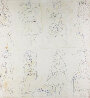 Women Drawing 1961 25x23 Works on Paper (not prints) by Chaim Gross - 0