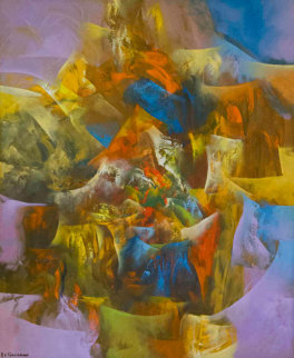 Creation III 2006 47x39 Original Painting - Eduard Grossman Creation III 2006 47x39 Original Painting - Eduard Grossman