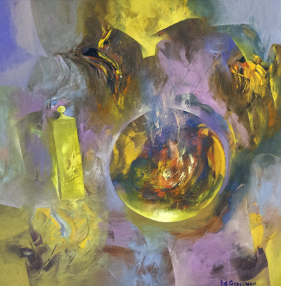 Creation II 2008 42x42 Original Painting by Eduard Grossman Creation II 2008 42x42 Original Painting by Eduard Grossman