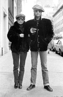 John Lennon Yoko Ono Nyc December 1980 Photography - Bob Gruen John Lennon Yoko Ono Nyc December 1980 Photography - Bob Gruen
