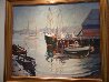 Gloucester Harbor 1966 Original Painting by Emile Albert Gruppe - 1