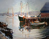 Gloucester Harbor 1966 Original Painting by Emile Albert Gruppe - 0