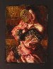 Fan Dance Unique 2010 33x27 Embellished Limited Edition Print by George Tsui - 1 Fan Dance Unique 2010 33x27 Embellished Limited Edition Print by George Tsui - 1