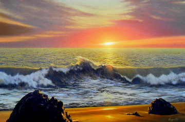 Infinite Hope 1994 31x44 Original Painting - Jean Guay Infinite Hope 1994 31x44 Original Painting - Jean Guay