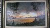 A Summer Dream Sunset, Lake Tahoe 1985 32x52 Huge - California Original Painting by Jean Guay - 2