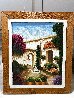 Spanish Mission 1995 26x20 Monterey, California Original Painting by Ernesto Gutierrez - 1