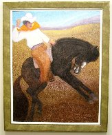 El Caballo (The Cowboy) 2010 56x46 Super Huge Original Painting by Ernesto Gutierrez - 3 El Caballo (The Cowboy) 2010 56x46 Super Huge Original Painting by Ernesto Gutierrez - 3