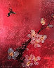 Crimson Blossom 2012 28x34 Original Painting by Patrick Guyton - 0