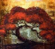 Gold Tree 2013 30x30 Original Painting by Patrick Guyton - 0 Gold Tree 2013 30x30 Original Painting by Patrick Guyton - 0