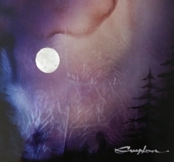 Moonlight 2015 11x12 Original Painting - Patrick Guyton Moonlight 2015 11x12 Original Painting - Patrick Guyton