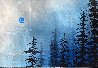 Blue Winter 2017 12x17 Original Painting by Patrick Guyton - 3