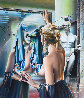 Mirror 2009 41x35 Huge Original Painting by Victor Hagea - 0