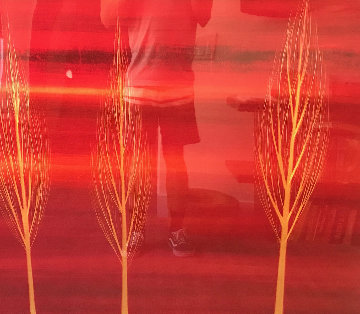 Trio XXXVI 2006 48x48 Original Painting - Hamilton Aguiar Trio XXXVI 2006 48x48 Original Painting - Hamilton Aguiar