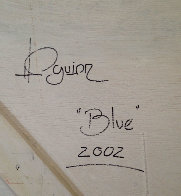 Blue 2002 48x48 Original Painting by Hamilton Aguiar - 1 Blue 2002 48x48 Original Painting by Hamilton Aguiar - 1