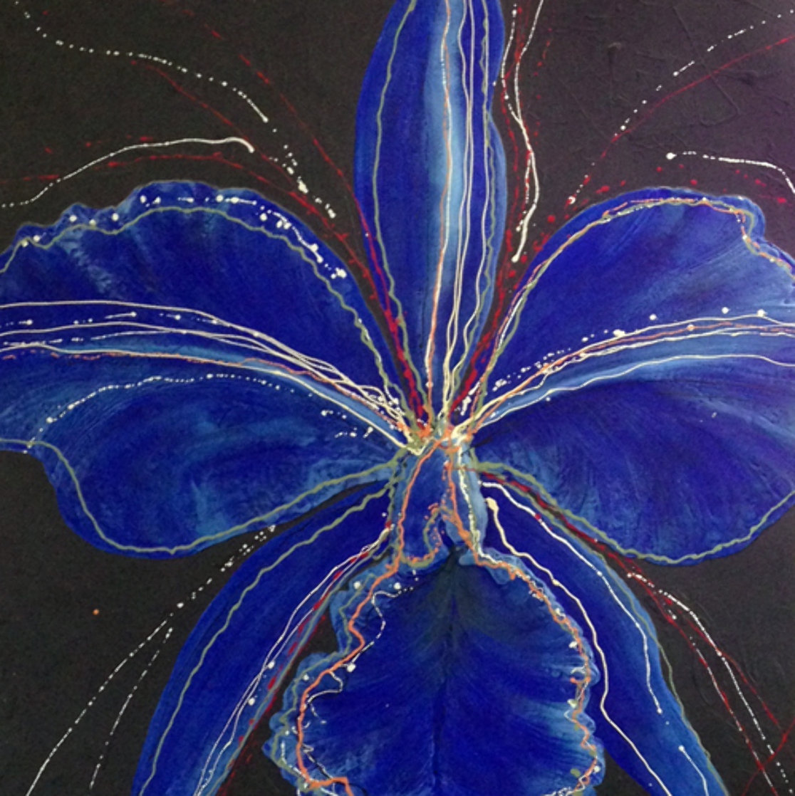 Blue 2002 48x48 Original Painting by Hamilton Aguiar Blue 2002 48x48 Original Painting by Hamilton Aguiar