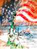 Liberty Naurucal Chart - 40x33 - Huge - New York, NYC Original Painting by Kerry Hallam - 0